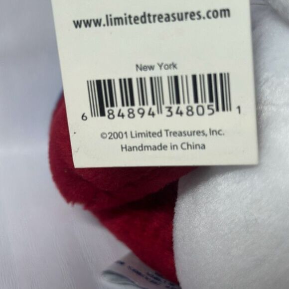 Vintage Collectible Limited Treasures Plush Coin Bear New York State Quarter - Picture 8 of 8